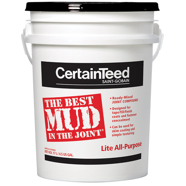 17L Pail Best Mud In The Joint White