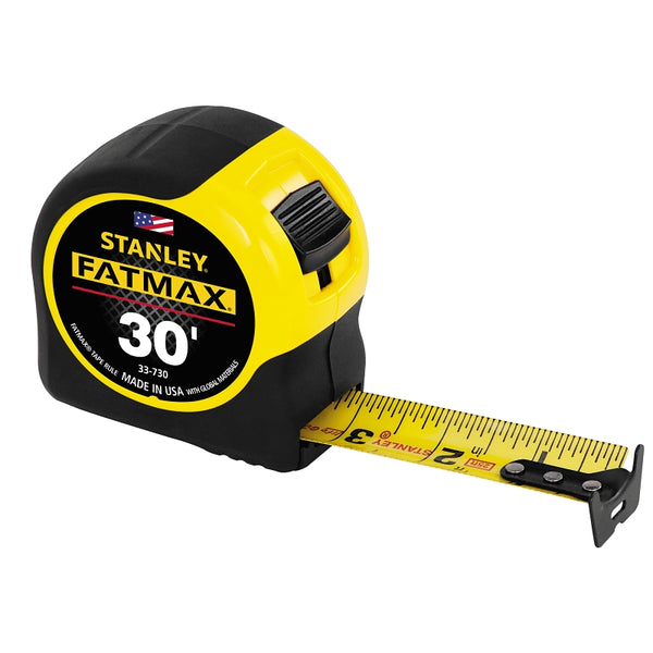 STANLEY 33-730 Measuring Tape, 30 ft L