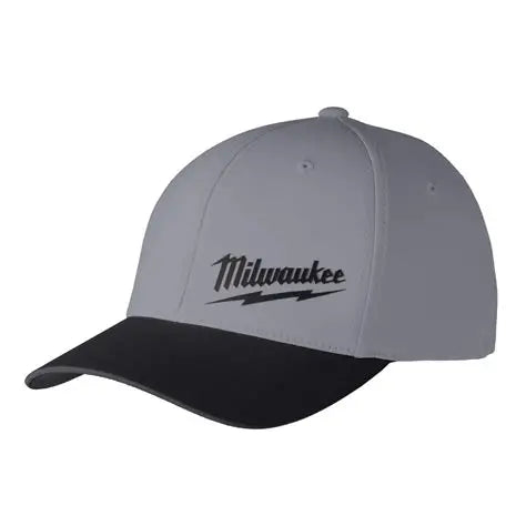 Milwaukee Tool Dark Gray WORKSKIN Performance Fitted Hat - Large/X-Large
