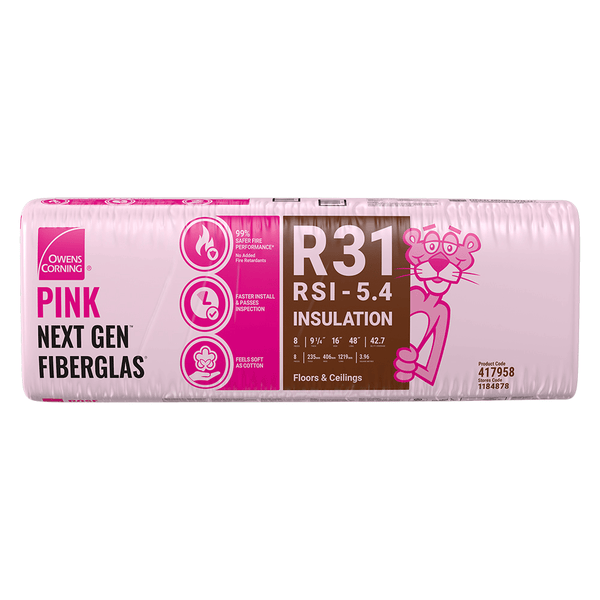 R31 - Owens Corning Batt Insulation Fiberglass