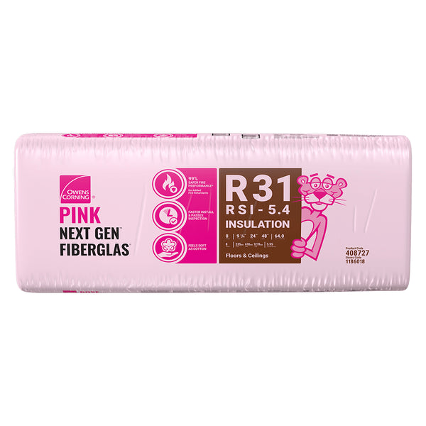 R31 - Owens Corning Batt Insulation Fiberglass