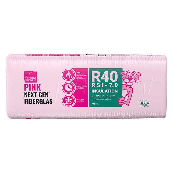 R40 - Owens Corning Batt Insulation Fiberglass