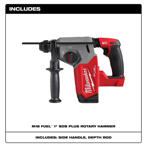 M18 FUEL™ 1" SDS Plus Rotary Hammer