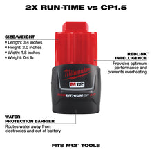 M12™ REDLITHIUM™ 3.0 Compact Battery Pack