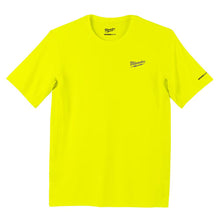 WORKSKIN Lightweight Performance XL T-Shirt - Short Sleeve, High Visibility Yellow